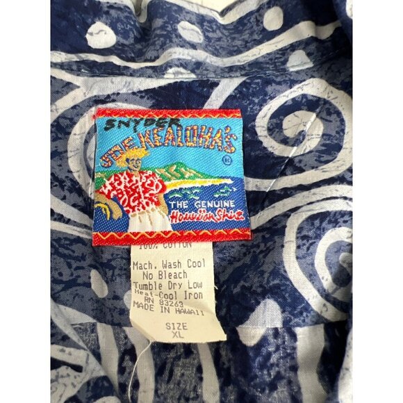 Joe Kealoha Genuine Hawaiian Button Down Shirt XL Maui - Picture 2 of 7